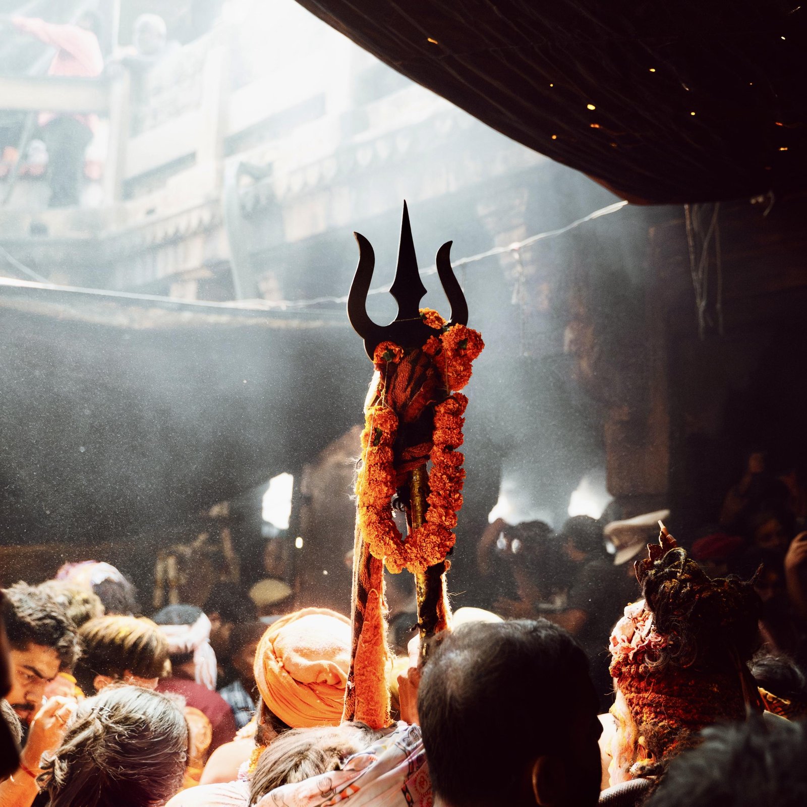 Shivling by the Ganges in Varanasi
